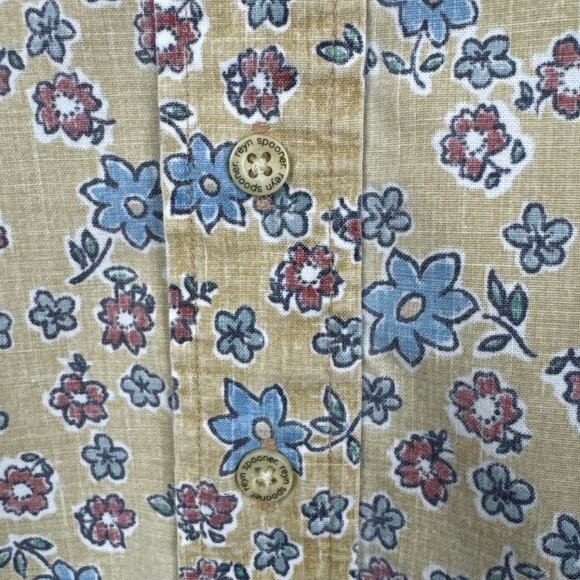 Vintage Reyn Spooner Hawaiian Shirt Floral Reverse Weave Pullover Size XXL - Picture 3 of 8